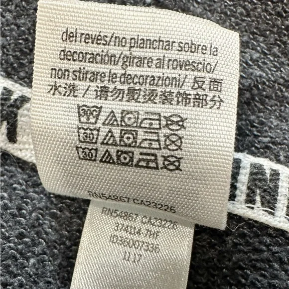 PINK Victoria's Secret Charcoal Hoodie with Logo - Picture 11 of 13